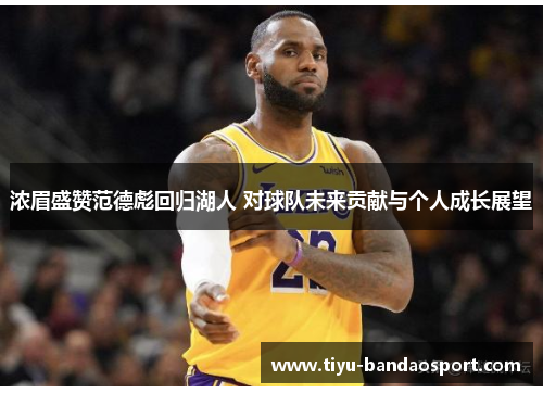 浓眉盛赞范德彪回归湖人 对球队未来贡献与个人成长展望